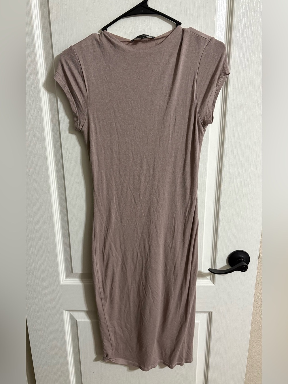 Vibe Tan Midi Bodycon Dress